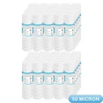 50 Micron 10"x2.5" String Wound Whole House Well Water Sediment Filter 1-50 Pack. Fixed Price $13.99.