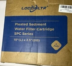 Locofiltr 10 X 2.5 20 Micron Pleated Sediment Water Filter Spc1020 - Box Of 6. Fixed Price $29.00.