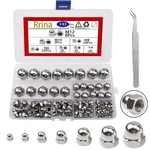 Rrina 143pcs 304 Stainless Steel Acorn Dome Cap Head Hex Nuts Assortment Kit,.... Fixed Price $17.81.