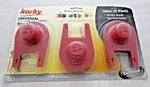 3 Pack Korky 100tp Rubber Red Universal Ultra Toilet Flappers 2 In. With Chain. Fixed Price $12.99.