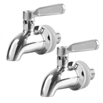 Bekith 2 Pack Beverage Dispenser Replacement Spigot, Stainless Steel Sliver. Fixed Price $18.99.