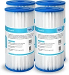 20 Micron Pleated Water Filter 10"x4.5" - 4 Pack Heavy Duty Sediment Cartridge. Fixed Price $67.99.