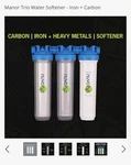 Nuvo Manor Trio System Complete Sediment/ Carbon And Softner Kit. Fixed Price $1200.00.