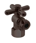 Westbrass 1/4-turn Cross Handle Angle Stop, 1/2" Ips X 3/8" Od, Oil Rubbed Br.... Fixed Price $28.99.