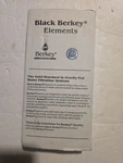 2 New - Genuine Black Berkey Purification Elements Bb9 Water Filter 9 Nmc. Fixed Price $129.99.