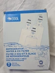 Commercial Cool 3 Pack Refrigerator Water & Ice Filter Cc1006 Sealed. Fixed Price $12.88.