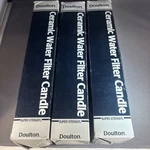 (2) Doulton Ceramic Water Filter Candle Super Sterasyl Made In England Pair New. Fixed Price $60.00.