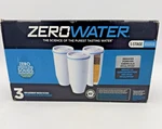 3-pack Zerowater Official 5-stage Replacement Filter / Zr-003 New. Fixed Price $30.00.