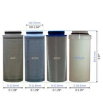 Quto Blue Cup Inline Strainer Frame Reinforced Spare Filter Elements. Fixed Price $12.00.