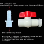 1pc Water Tank Valve Drain Switch Hose Connector Flow Regulation G1/2 Inch Dn15. Fixed Price $10.99.