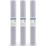 Hydronix Hx-cb-25-2010/3 Coconut Carbon Block Water Filter 2.5"x20" 3-pack Nsf. Fixed Price $74.17.