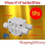 10x Auto Shut Off Valve Push In 1/4-1/4 Quick Connect Ro Water Filter System. Fixed Price $40.99.