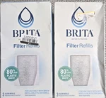 Brita Refillable Water Filtration System Filter 3 Refills 2 Pack 6 Total New. Fixed Price $16.99.