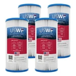 30 Micron 10" X 4.5" Pleated Polyester Sediment Water Filter Cartridge 4-pack. Fixed Price $93.14.