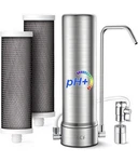 Lcf Alkaline Countertop Water Filter, Silver Ions Enhanced 6-stage Stainless Ste. Fixed Price $63.75.