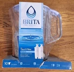 Brita Elite 10-cup Water Pitcher + 2 Filters, New Package. Fixed Price $30.00.