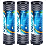 Pureplus 10" X 2.5" Carbon Block Water Filter 1 Micron Cto10 - 3 Pack. Fixed Price $18.74.