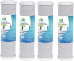 4-pack Universal 10 Inch Carbon Block Filter Compatible For Whole House S. Fixed Price $46.99.