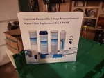 Geekpure 5 Stage Reverse Osmosis Replacement Filter Set With 75 Gpd Membrane .... Fixed Price $24.99.
