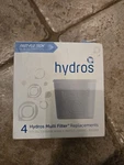 Hydros Multi Filter Fast Flo Tech Water Pitcher Carafe Bottle *three Filters*. Fixed Price $18.88.