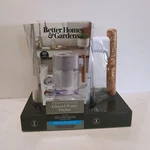 Better Homes & Gardens 10 Cup White And Woodgrain Finish Water Filter Pitcher. Fixed Price $19.99.