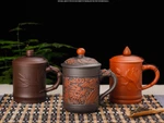 New Chinese Dragon Violet Arenaceous Tea Cup With Lid Water Mug 330ml Great Gift. Fixed Price $34.05.