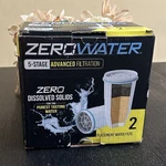 Zerowater 5-stage Replacement Filters 2-pack New Open Box Sealed. Fixed Price $25.99.