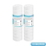 10 Micron 10"x2.5" String Wound Whole House Sediment Water Filter For Ge Gxrm10g. Fixed Price $13.99.