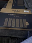 6pk Membrane Solutions 50 Micron 10"x2.5" String Wound Whole House Water Filter. Fixed Price $24.99.