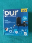 Pur Fm-2000b Vertical Faucet Mount Water Filtration System Black (#4a). Fixed Price $19.99.