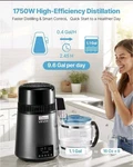 Vevor 4l Water Distiller Home Countertop Purifier Machine 1750w Stainless Steel. Fixed Price $71.99.