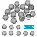 40pcs Tobacco Smoking Pipe Metal Filter Screen Steel Mesh Concave Bowl Style. Fixed Price $9.49.
