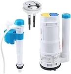T Tulead Toilet Dual Flush Valve,fill Valve,push Button, One Piece Repair. Fixed Price $30.93.