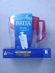 Brita Metro Water Pitcher Dispenser Standard 6 Cup W/filter - Red. Fixed Price $19.99.