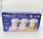 Pureline Refrigerator Water Filters Model #pl-100 Fits Ge Mwf New 3 Pack Sealed. Fixed Price $21.99.