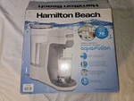 Hamilton Beach Aqua Fusion Electric Water Filtration System Open Box Used Once. Fixed Price $75.00.