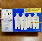 Brita Advanced Pitcher Water Filters 4 Pack - Sealed Box New & Improved. Fixed Price $25.00.