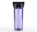 Hydronix 10" Clear Housing, Black Rib Cap, Ro & Filtration, 1/2" Ports W/ Relief. Fixed Price $29.99.