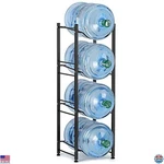 5 Gallon Water Jug Holder, 4-tier Heavy Duty Rack, Bottle Organizer For Home. Fixed Price $59.99.