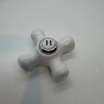 Kingston Brass Ksh395.pxh Hot Porcelain Cross Handle - Nickel. Fixed Price $20.00.