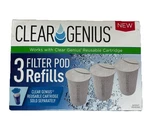 Clear Genius Filter Pod Refills (pack-3) Sr-3, Box Of 3 Pods New. Fixed Price $16.88.