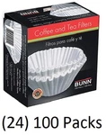 Bunn-o-matic Bcf100-b 100-pk. Coffee Filters - 24 Packs. Fixed Price $83.97.