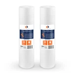 2pk Of Big Blue 1 Micron 20" X 4.5" Sediment Water Filter Cartridge By Aquaboon. Fixed Price $45.79.