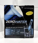 Zerowater 8-cup Filter Water Pitcher - Blue & White Home Filtration Ion. Fixed Price $24.99.