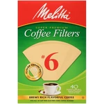 Melitta #6 Cone Coffee Filters, Unbleached Natural Brown, 40 Brown. Fixed Price $51.04.