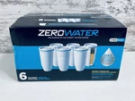 Zerowater Replacement Filters 6- Pack Bpa-free Water 5 Stage. Fixed Price $60.95.