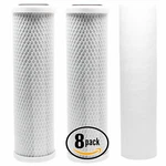 8 Pack Reverse Osmosis Water Filter Kit For Apec Roes-50, Ro-perm, Watts W-525. Fixed Price $73.69.
