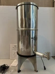 Uvgravity-fed Water Filter System + 3 Filters 2.25g Stainless Steel Metal Spigot. Fixed Price $170.00.