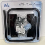 Brio Stainless Steel 3-5 Gallon Water Jug Stand And 2 Dispenser Valves, Black. Fixed Price $16.00.