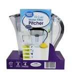 Great Value 10 Cup Water Filter Pitcher Bpa Free Brita Compatible Black. Fixed Price $30.76.